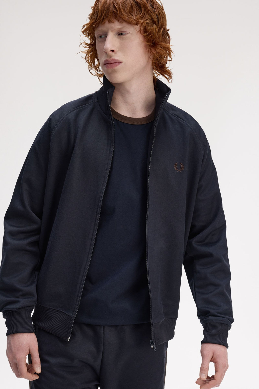 Laurel Wreath Track Jacket - Αθλητικό Μπλουζόν Άντρα  Vintage Στυλ  Fred Perry