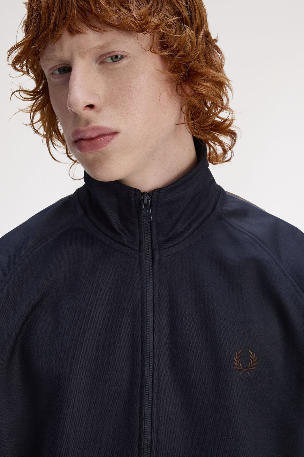 Laurel Wreath Track Jacket - Αθλητικό Μπλουζόν Άντρα  Vintage Στυλ  Fred Perry
