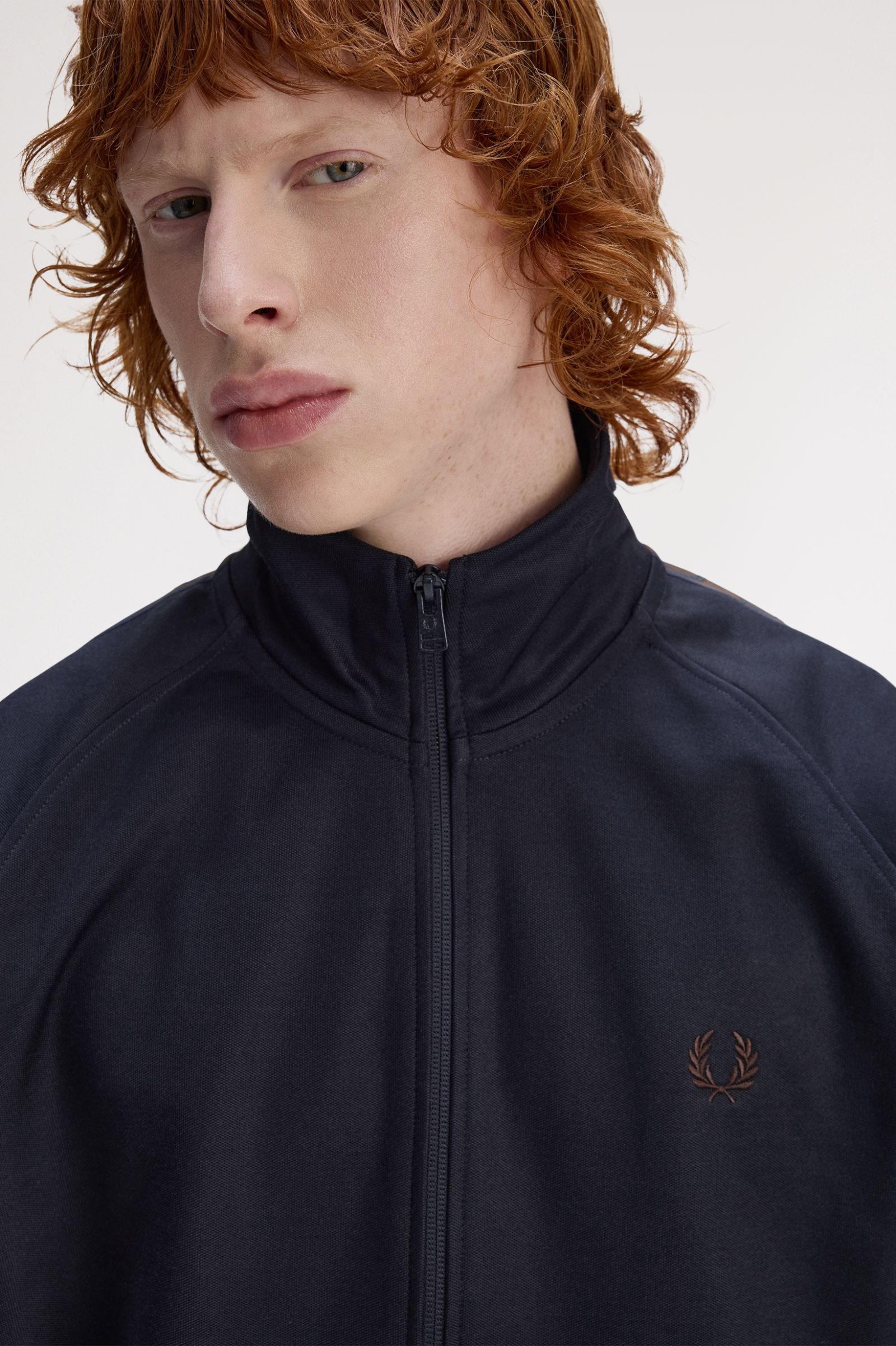 Laurel Wreath Track Jacket - Αθλητικό Μπλουζόν Άντρα  Vintage Στυλ  Fred Perry