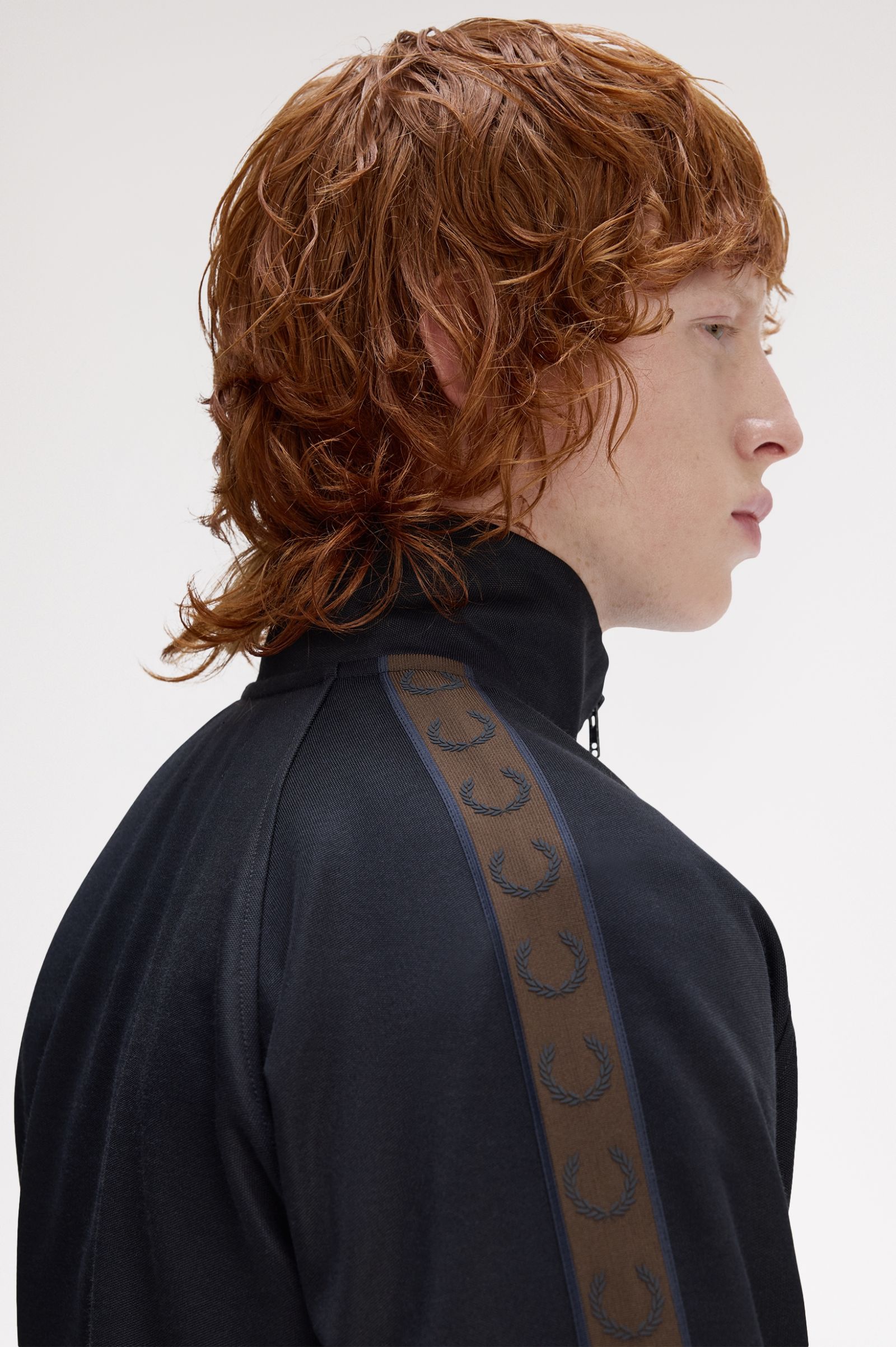 Laurel Wreath Track Jacket - Αθλητικό Μπλουζόν Άντρα  Vintage Στυλ  Fred Perry