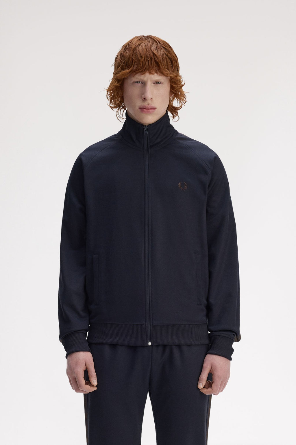 Laurel Wreath Track Jacket - Αθλητικό Μπλουζόν Άντρα  Vintage Στυλ  Fred Perry