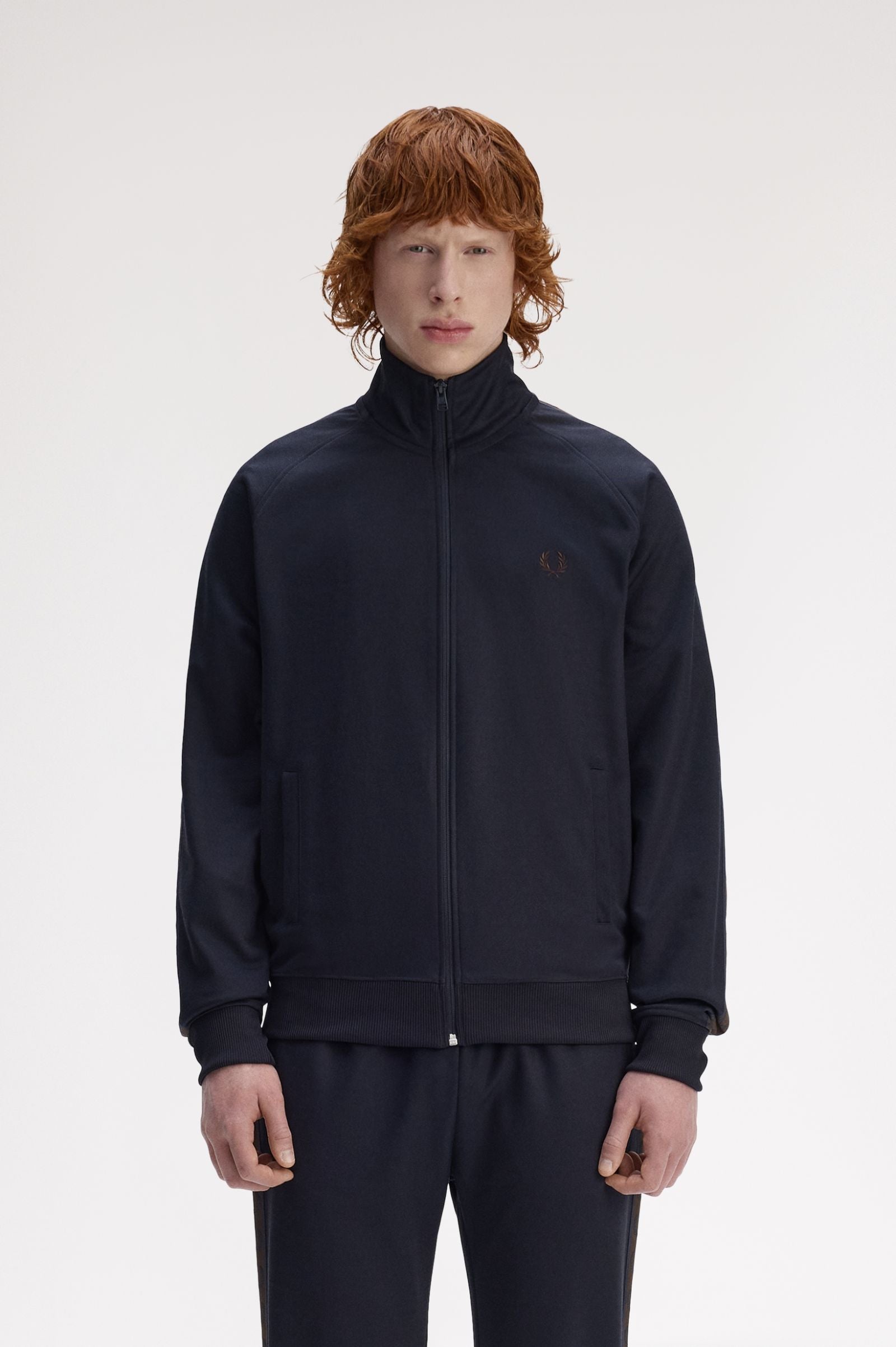 Laurel Wreath Track Jacket - Αθλητικό Μπλουζόν Άντρα  Vintage Στυλ  Fred Perry