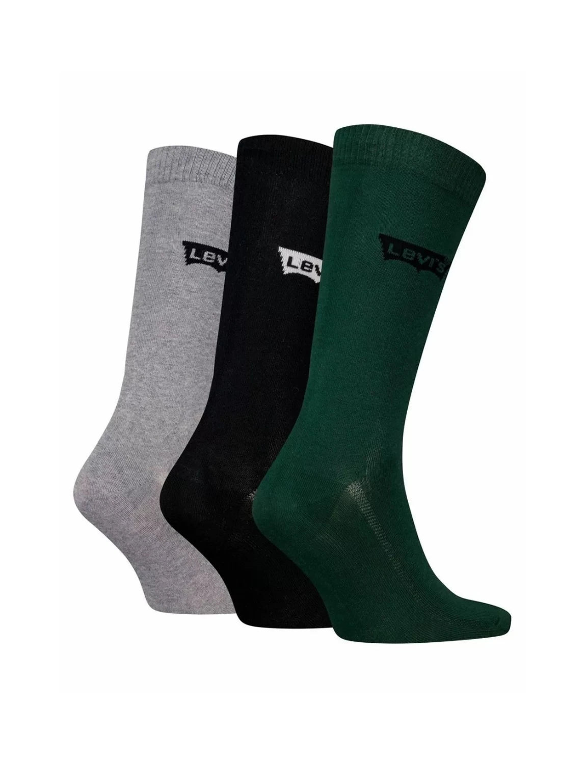 Levi's Regular Cut BW Logo Recycled Socks Green Combo