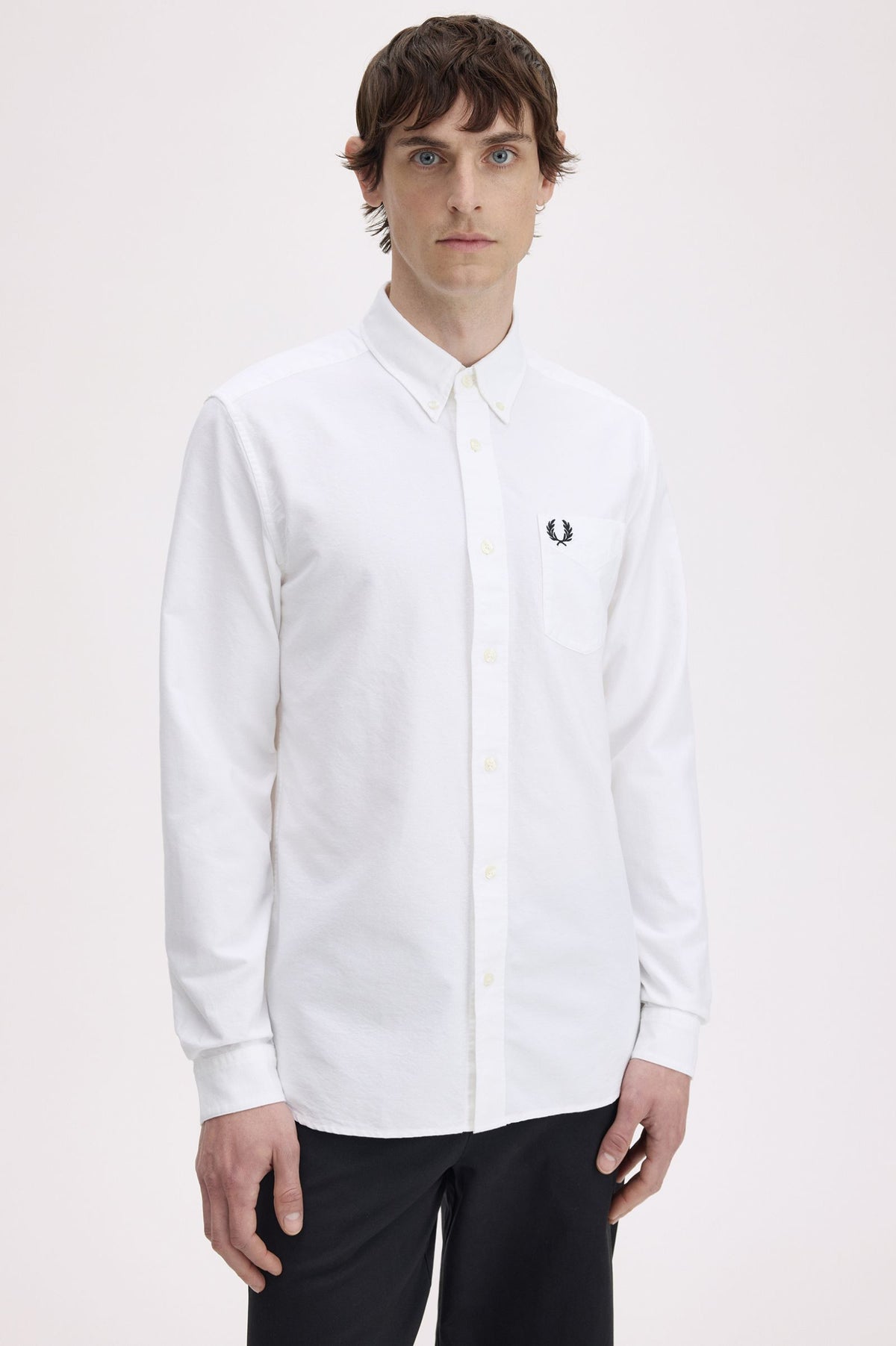 Fred Perry Oxford Shirt Λευκό