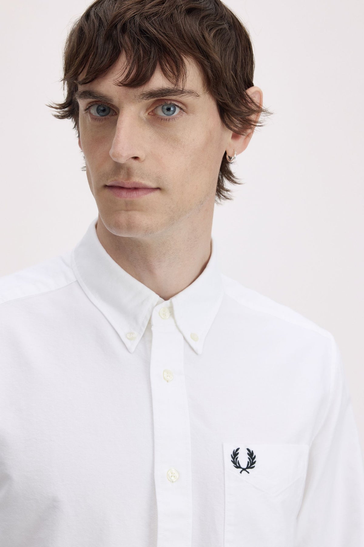 Fred Perry Oxford Shirt Λευκό