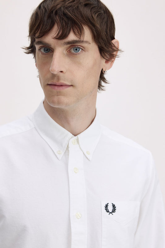 Fred Perry Oxford Shirt Λευκό