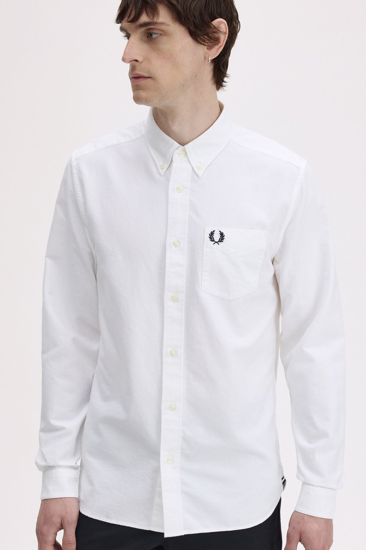 Fred Perry Oxford Shirt Λευκό