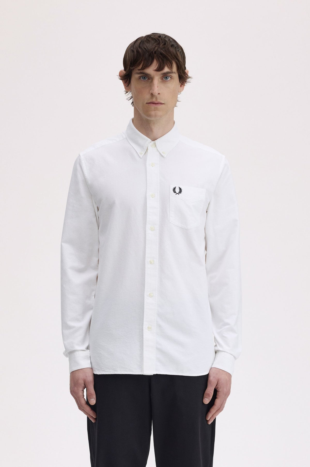 Fred Perry Oxford Shirt Λευκό