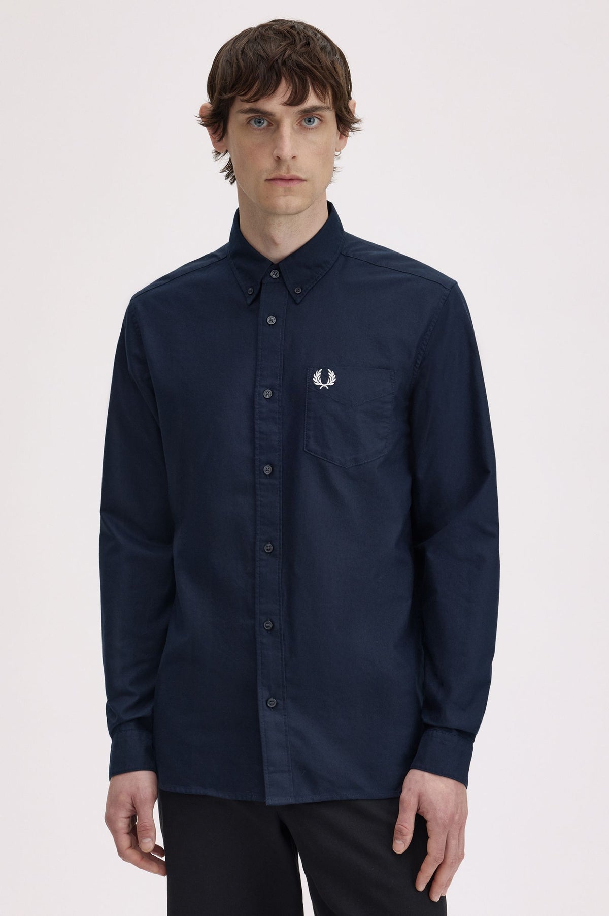 Fred Perry Oxford Shirt Navy