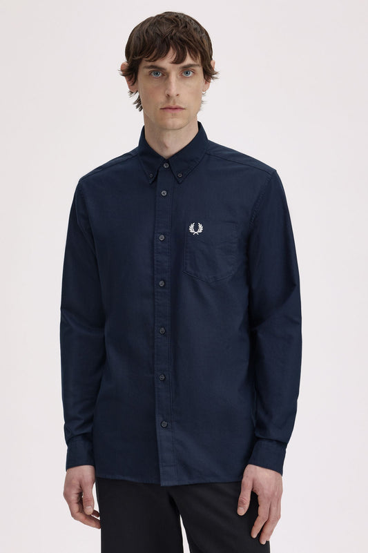 Fred Perry Oxford Shirt Navy