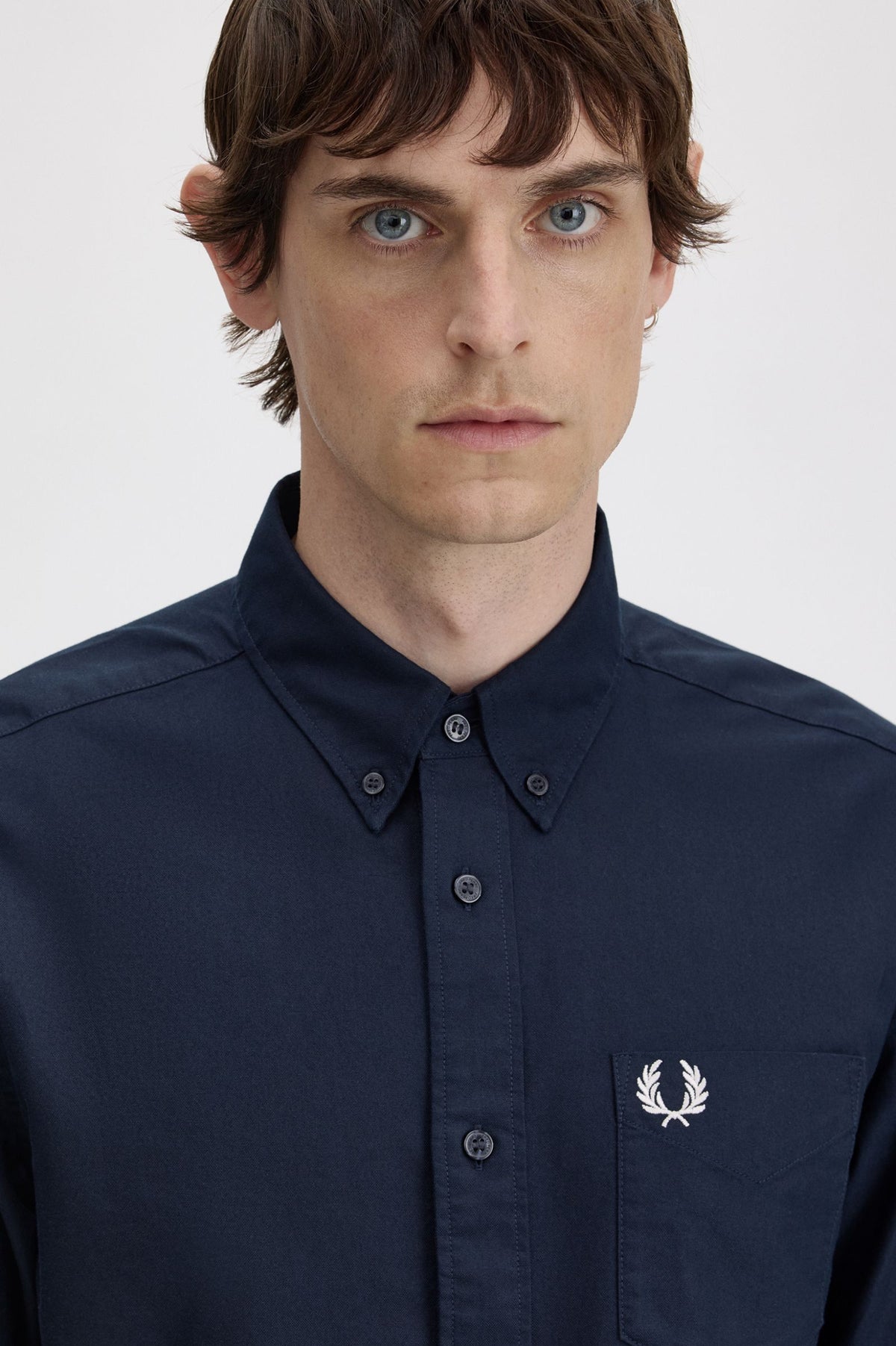 Fred Perry Oxford Shirt Navy