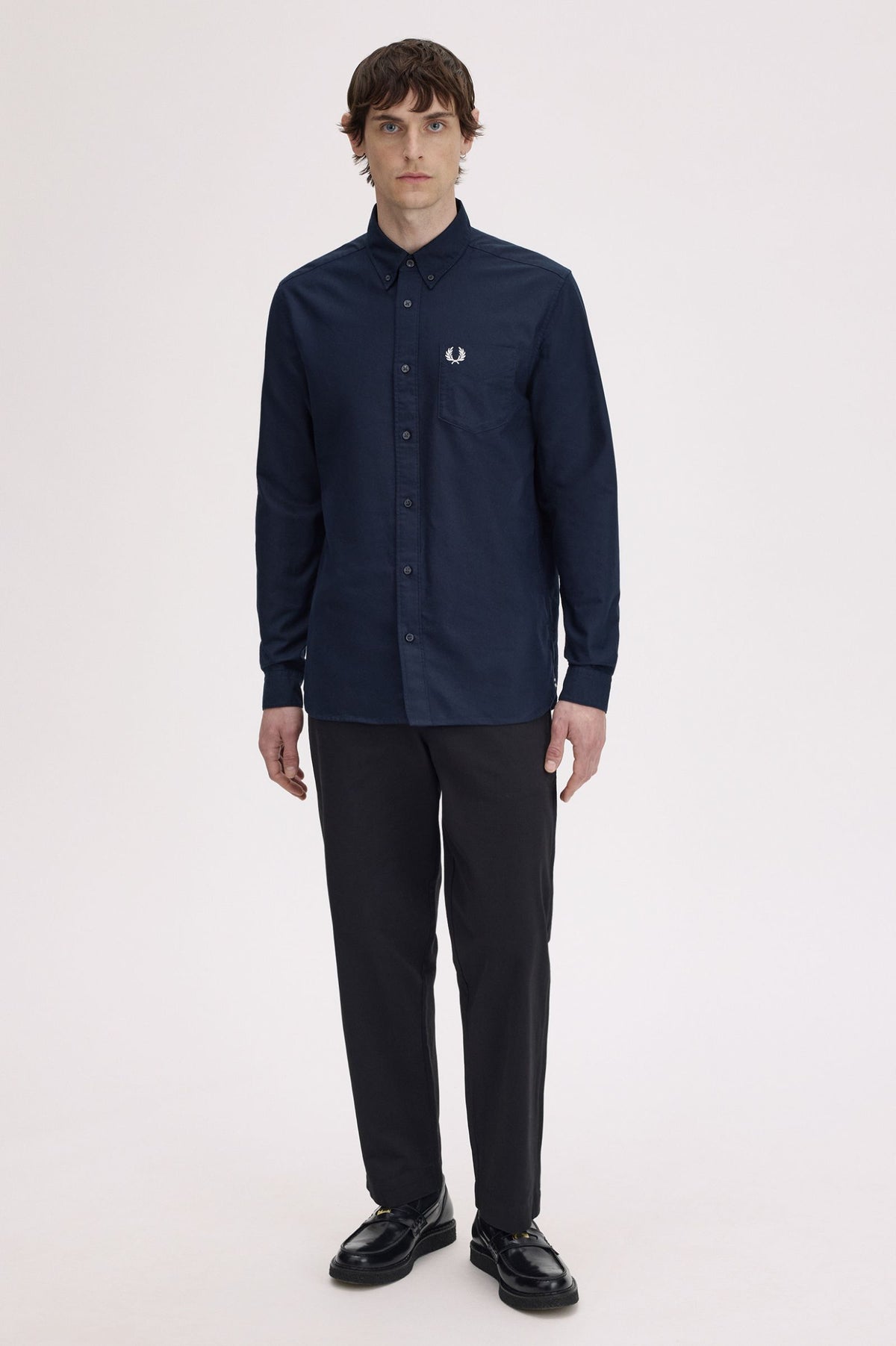 Fred Perry Oxford Shirt Navy