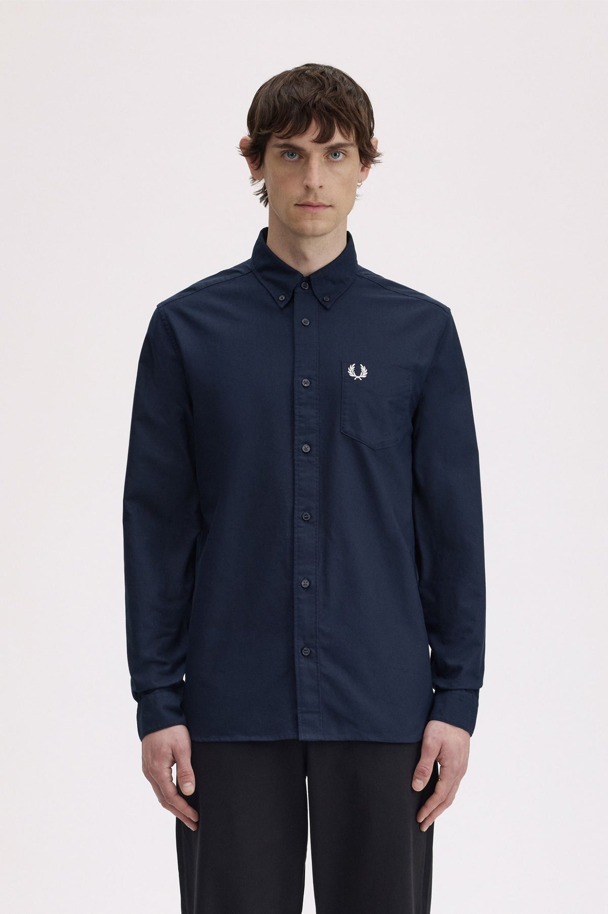Fred Perry Oxford Shirt Navy