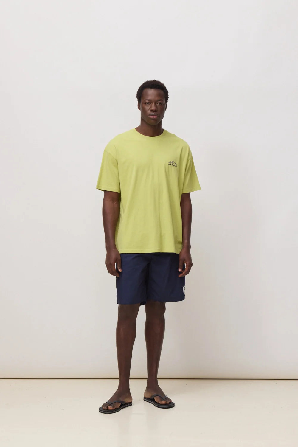 LIME GREEN PEAK TEE