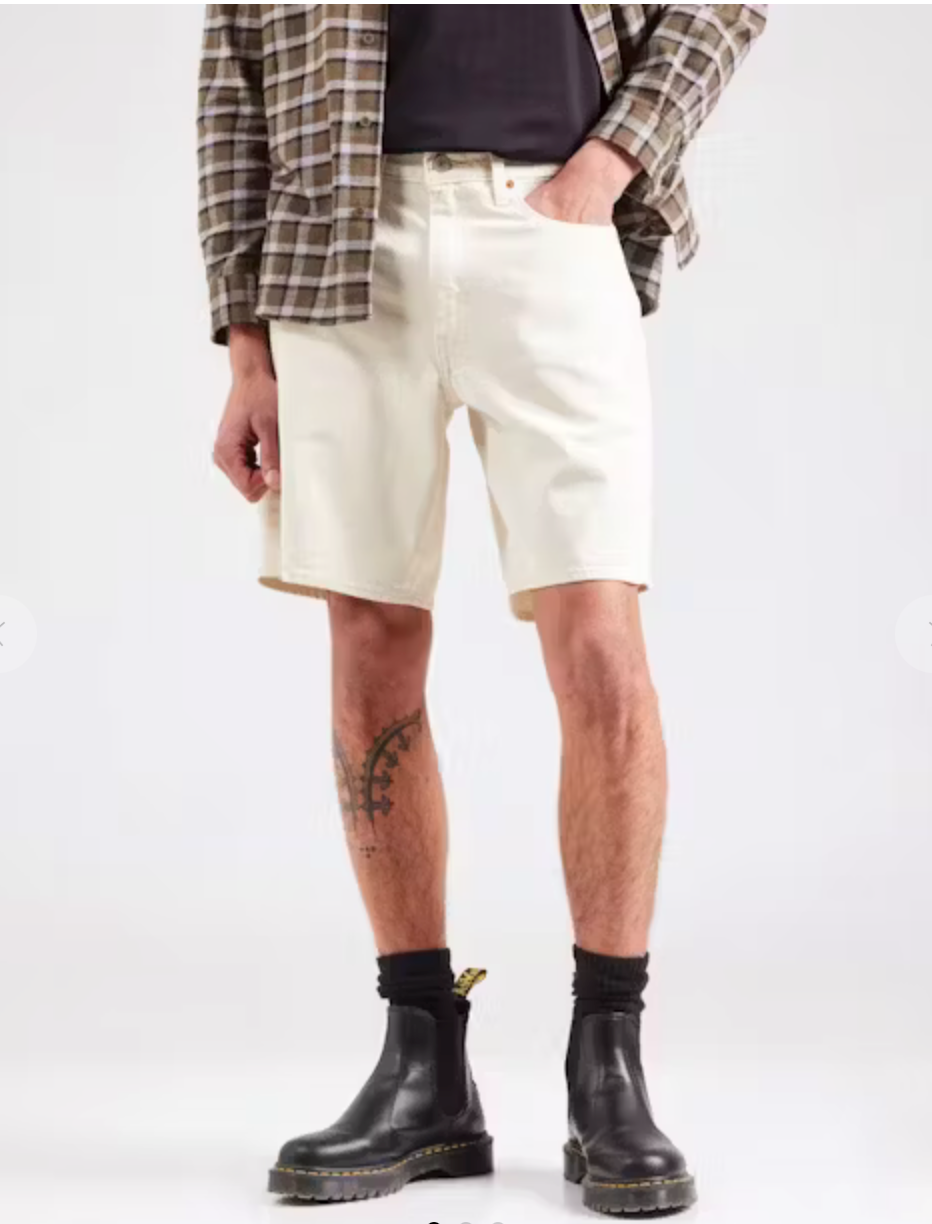 468™ LOOSE LINEN+ DENIM SHORTS