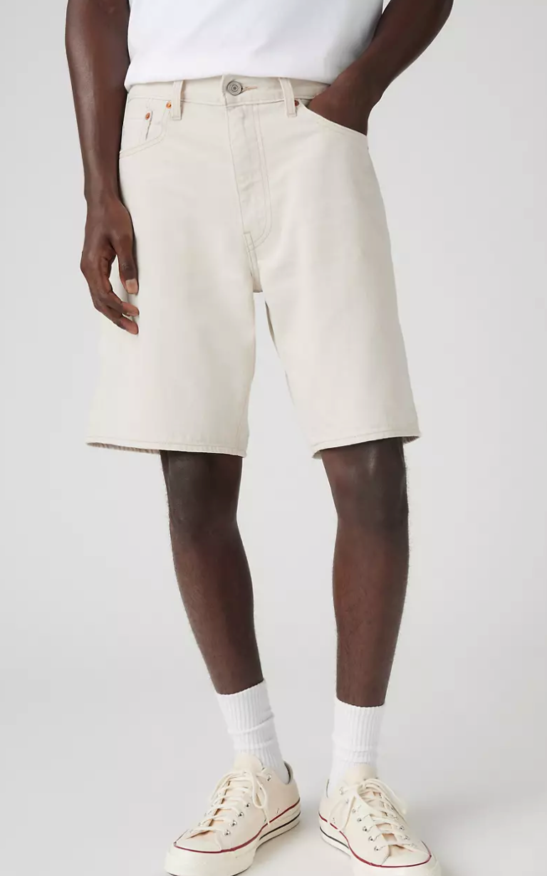 468™ LOOSE LINEN+ DENIM SHORTS