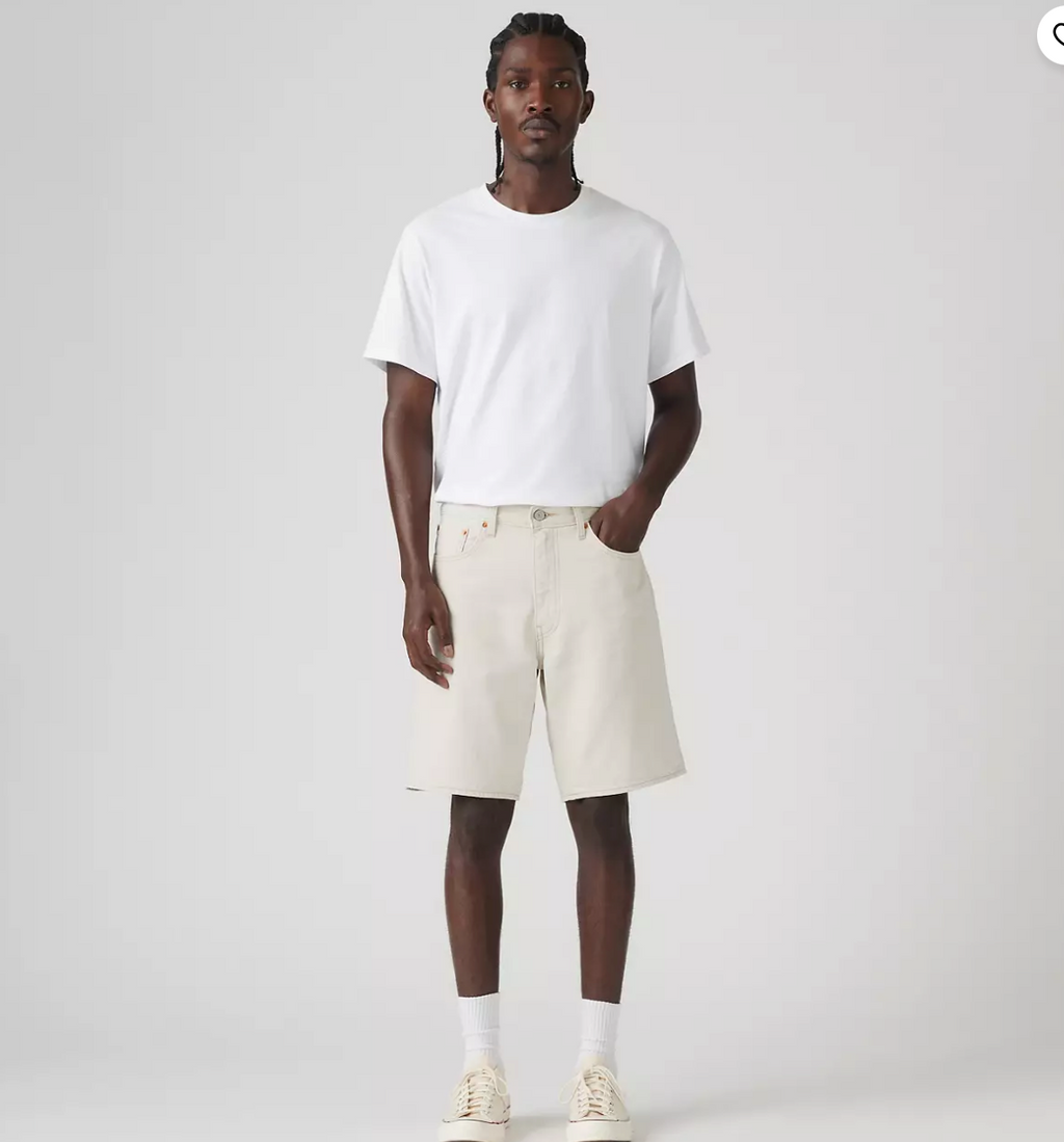 468™ LOOSE LINEN+ DENIM SHORTS