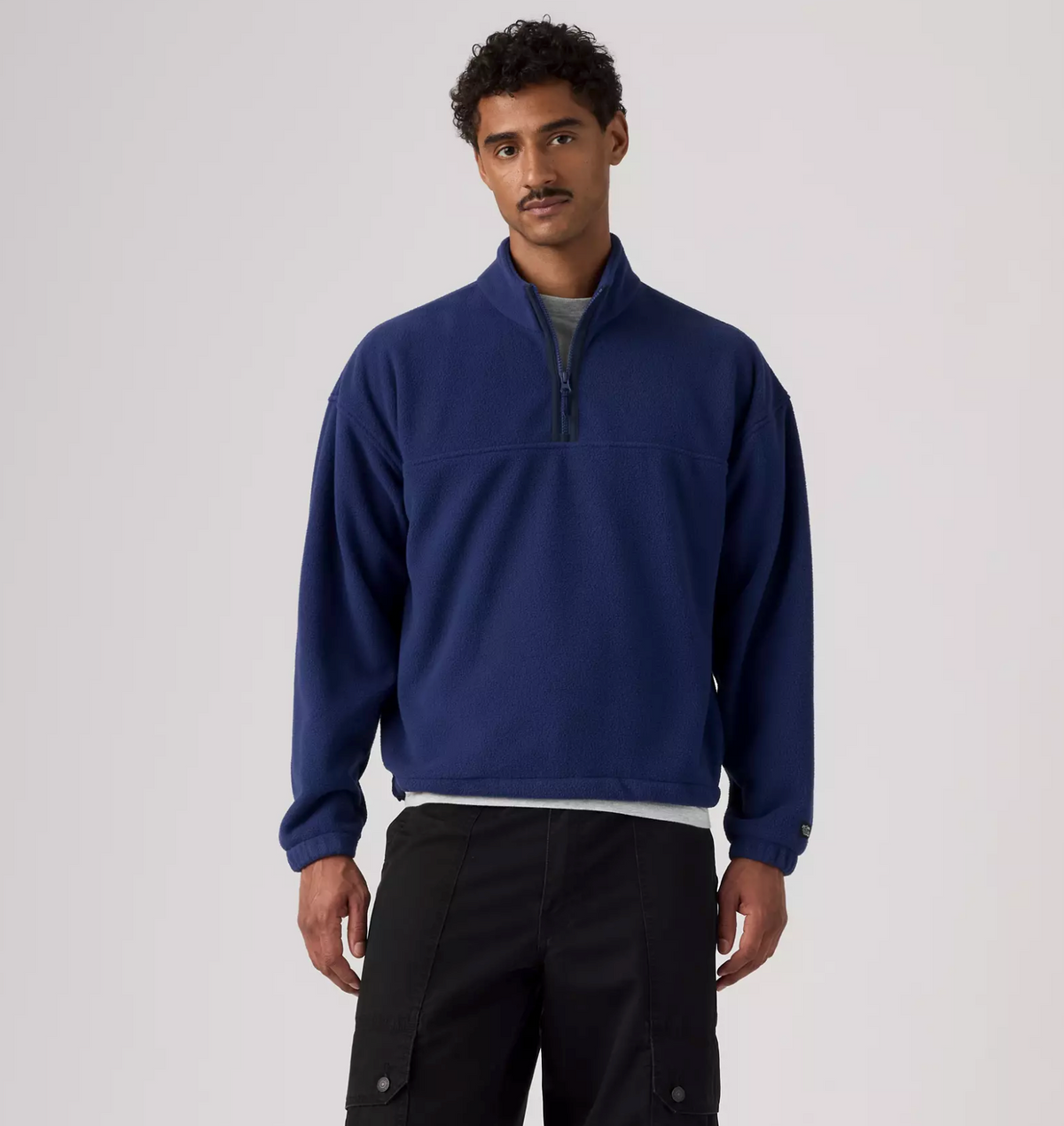 REDWOOD HALF ZIP BLUES - REDWOOD HALF ZIP MEDIEVAL BLUE