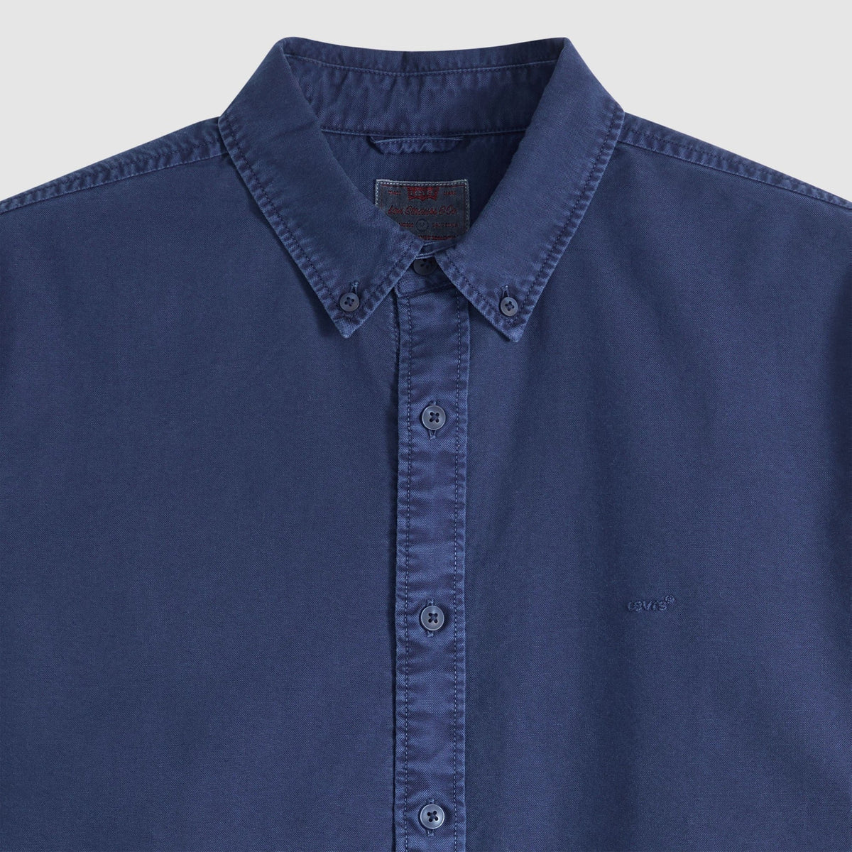 AUTHENTIC BUTTON DOWN BLUES - AUTHENTIC BUTTON DOWN MEDIEVAL BLUE GARMENT DYE