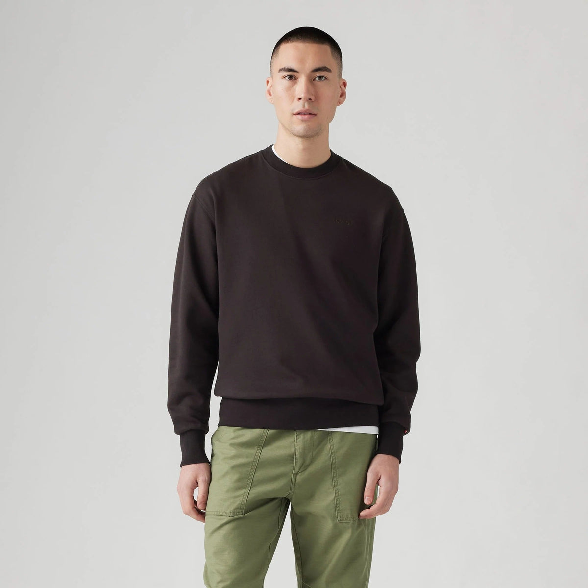 Levi's Authentic Crew Μαύρο