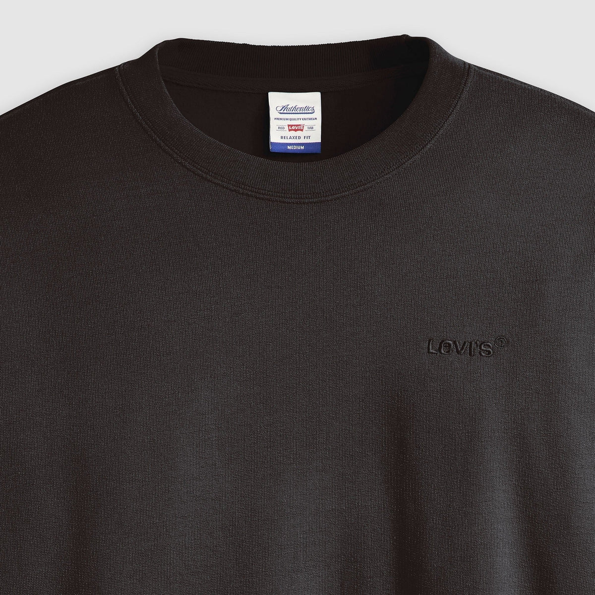 Levi's Authentic Crew Μαύρο
