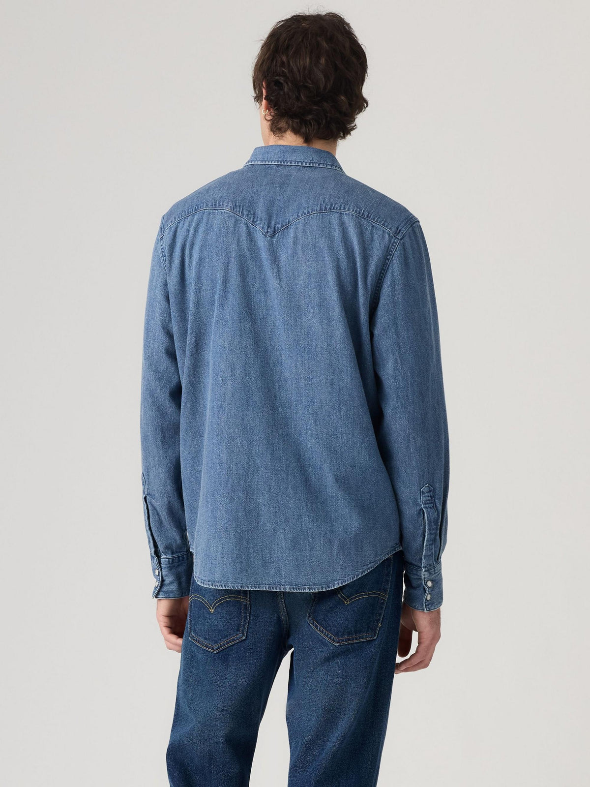 BARSTOW WESTERN STANDARD MED INDIGO - WORN IN - BARSTOW WESTERN STANDARD RUSTIC ROOT HILLS WORN-IN