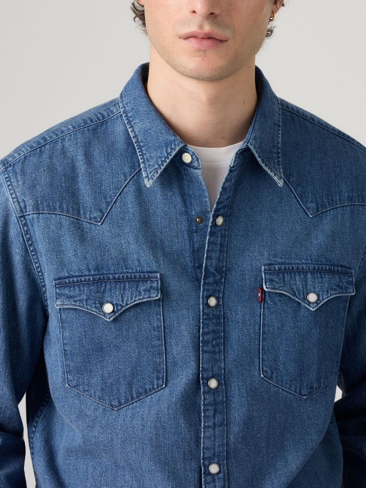 BARSTOW WESTERN STANDARD MED INDIGO - WORN IN - BARSTOW WESTERN STANDARD RUSTIC ROOT HILLS WORN-IN