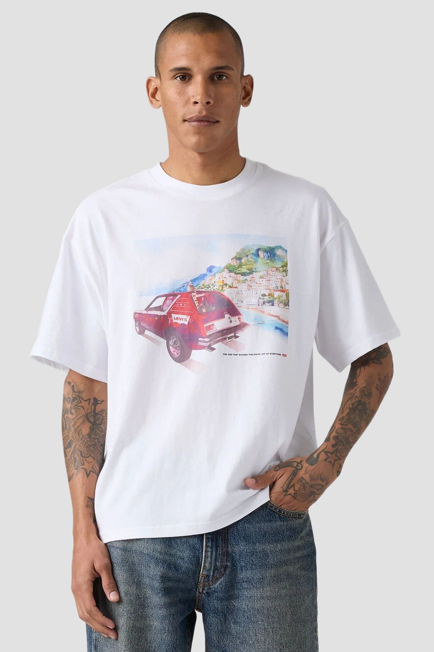 Gr Boxy Tee Whites