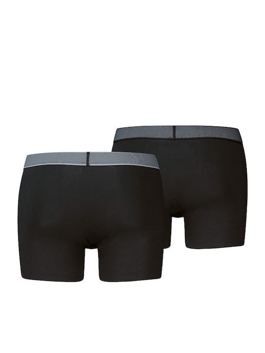 Levi's Twill WB Boxer Brief 2-Pack Μαύρο