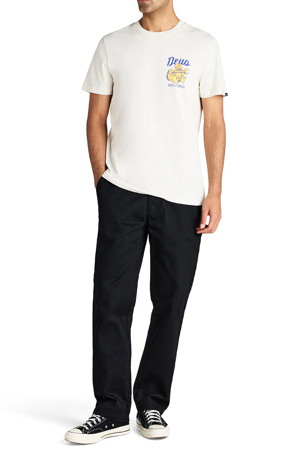 T-Shirt Overbite DMP251953C dwh dirty white