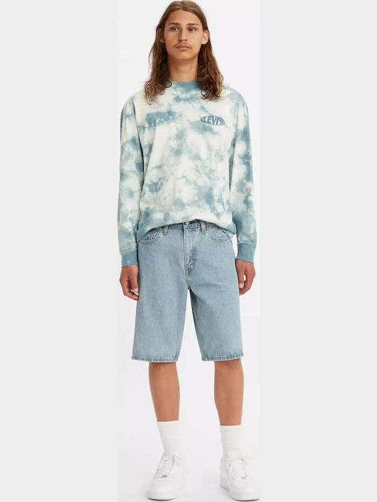 469 Loose Shorts Light Indigo - Flat Finish