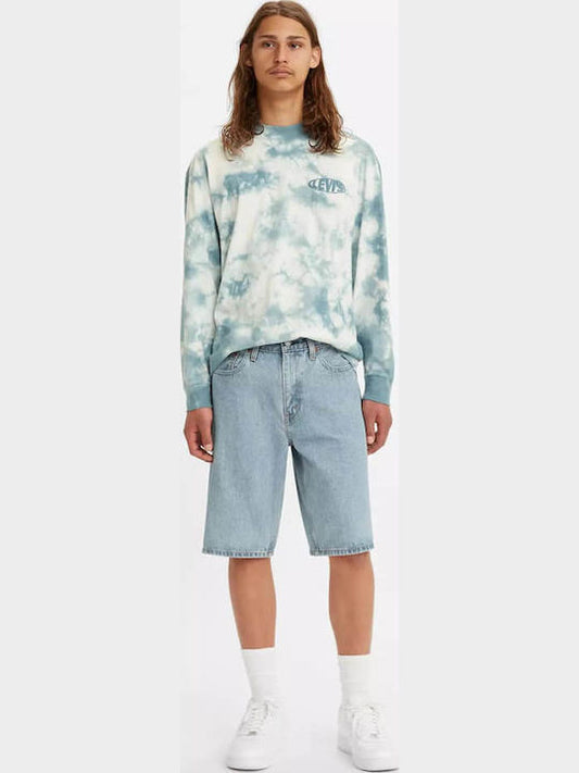 469 Loose Shorts Light Indigo - Flat Finish