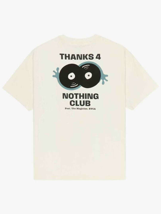 RVCA The Magician SS Tee Μπλούζα Ανδρικό Antique White