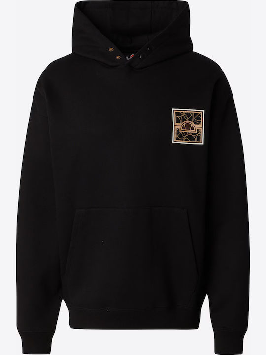 Ellesse Φούτερ με Κουκούλα Μαύρο