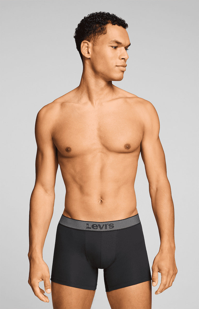 Levi's Twill WB Boxer Brief 2-Pack Μαύρο