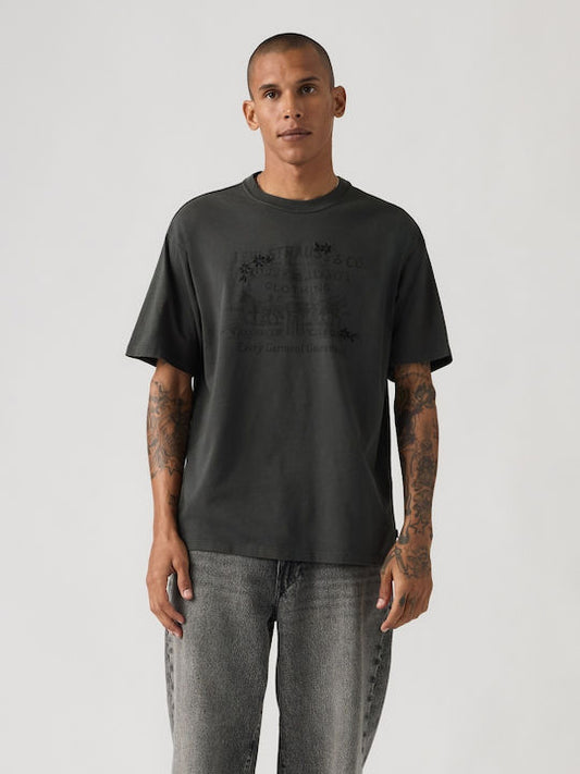 Vintage Fit Graphic Tee Blacks