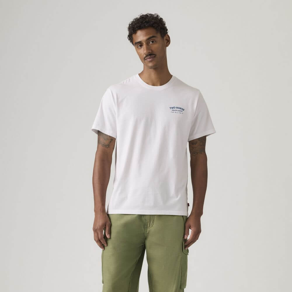Ss Relaxed Fit Tee Whites