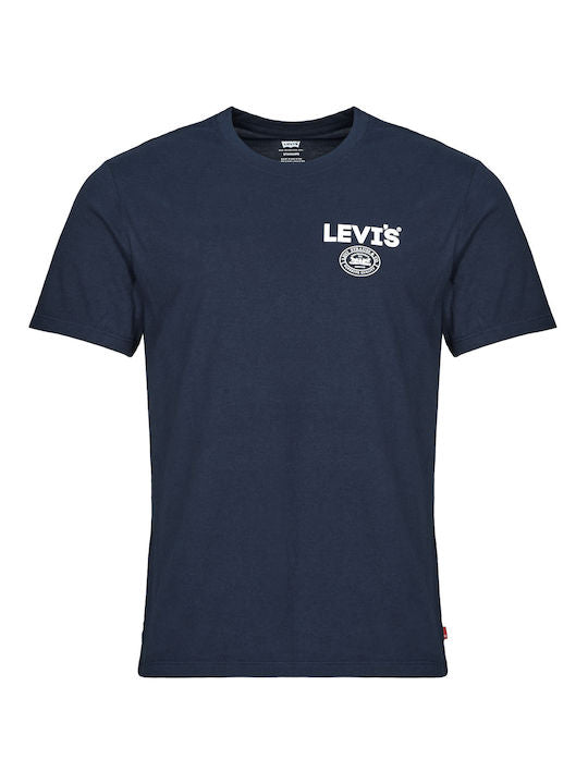 Levi's Crewneck T-shirt Navy Μπλε