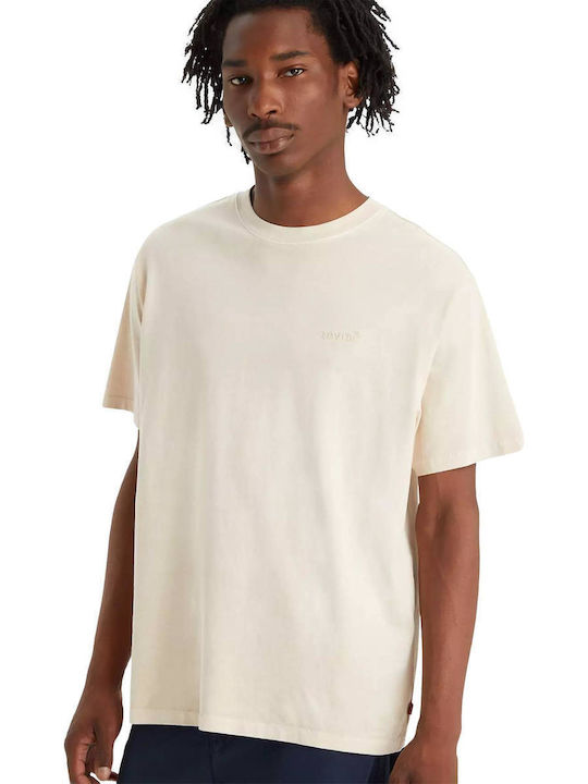 RED TAB VINTAGE TEE Cream