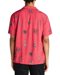 Deus Ex Machina Vibrant Virus Shirt - Strawberry