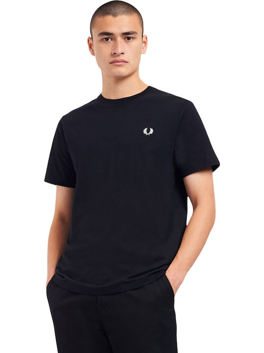 Fred Perry Crew Neck T-Shirt Μαύρο