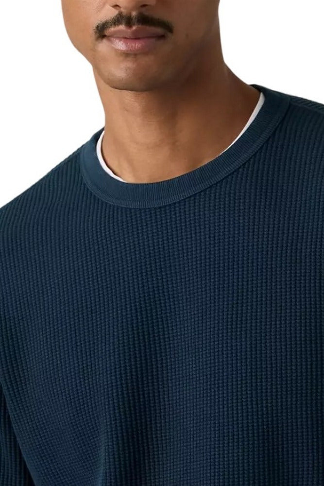RT LS RLX THERMAL TEE BLUES - RT LS RLX THERMAL TEE GARMENT DYE NIGHTFALL NAVY