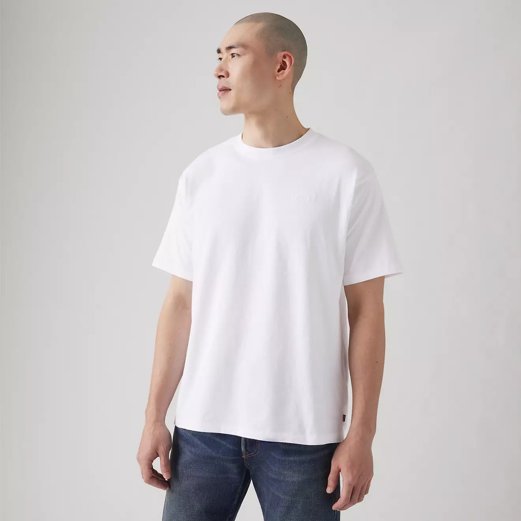 RED TAB VINTAGE TEE WHITE