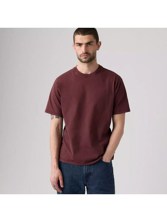 RED TAB VINTAGE TEE REDS - RED TAB VINTAGE TEE GARMENT DYE VINEYARD WINE