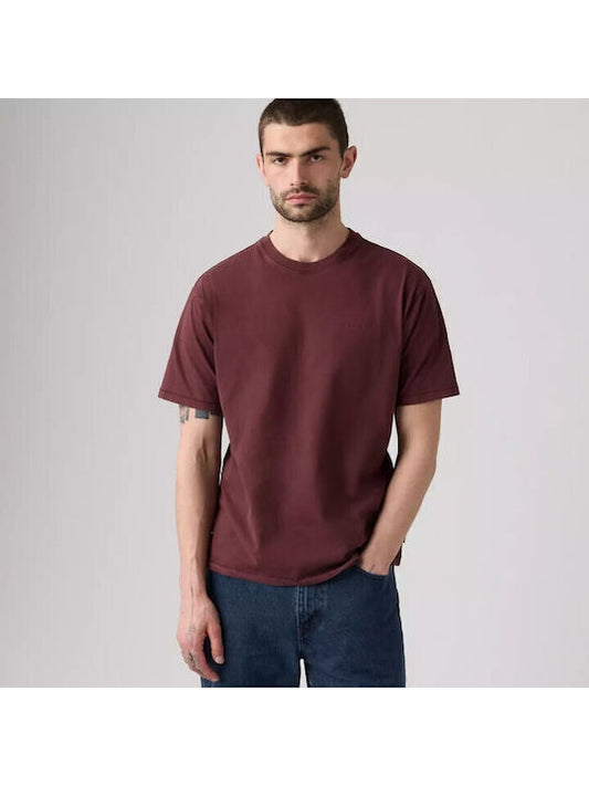 RED TAB VINTAGE TEE REDS - RED TAB VINTAGE TEE GARMENT DYE VINEYARD WINE