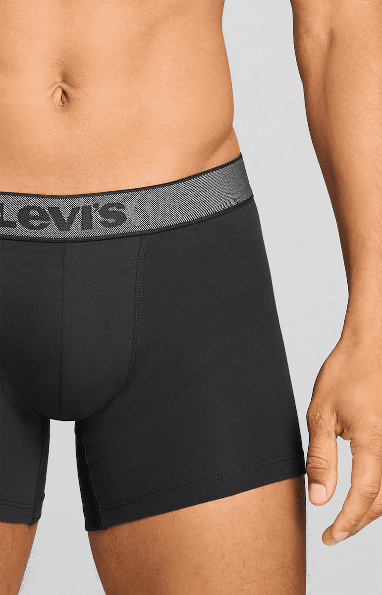 Levi's Twill WB Boxer Brief 2-Pack Μαύρο