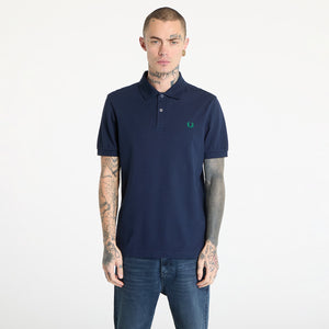 Fred Perry Shirt Μπλούζα Dark Carbon, Label Green