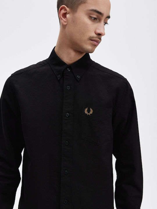Fred Perry Oxford Shirt Μαύρο