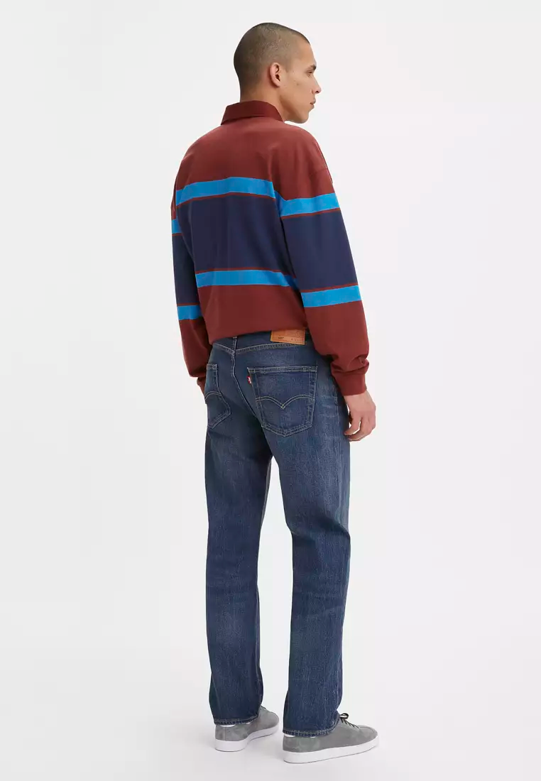 Levi's 501 Original Ανδρικό Μπλε Τζιν Παντελόνι 00501-3215