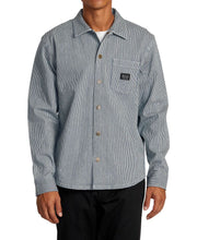 Load image into Gallery viewer, RVCA M CHAINMAIL HICKORY OVERSHIRT LS - AVYJK00268-BLQ4